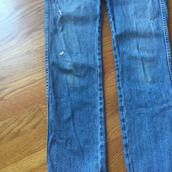 Sundry Light Wash Distressed Skinny Jeans - Picture 6 of 7